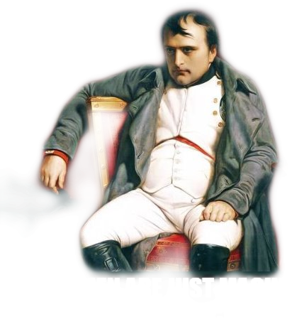 Наполеон Бонапарт на прозрачном фоне