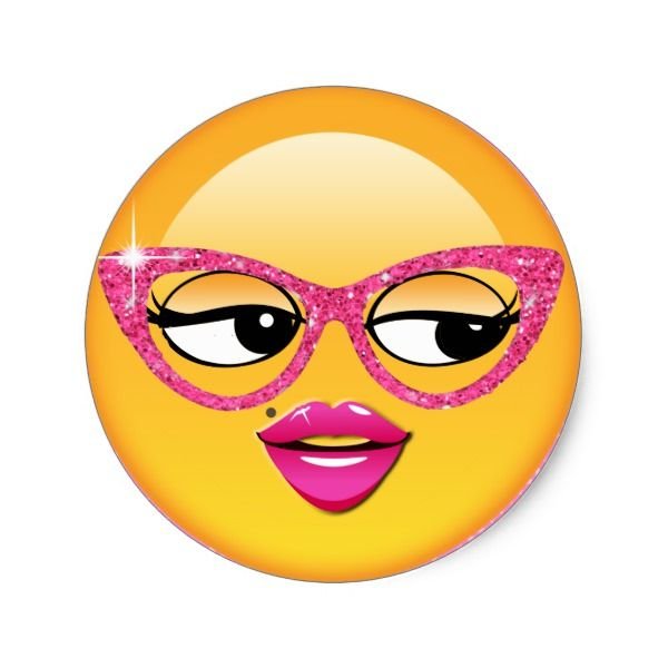 Гламурный смайлик