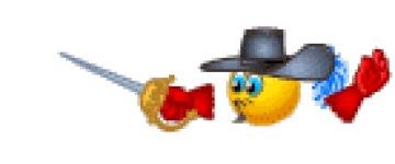 Смайлик Мушкетер