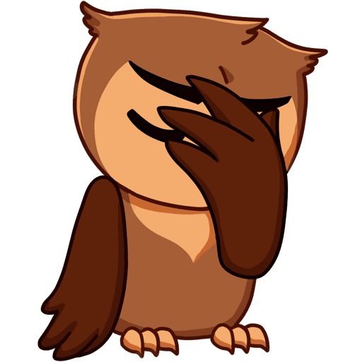 Фейспалм стикер ВК