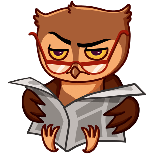 Стикеры ВК Филин Фил