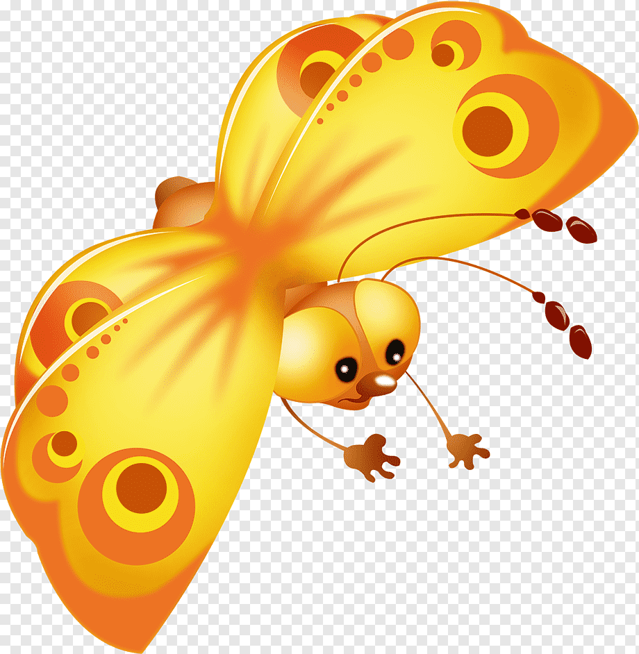 Бабочка мультяшный