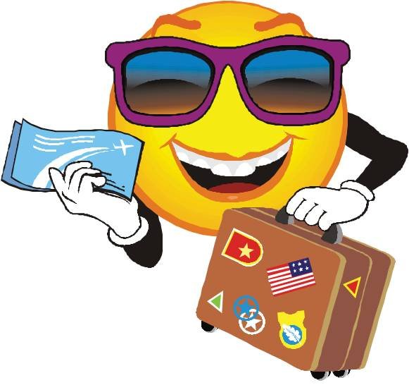 Смайлик путешествует