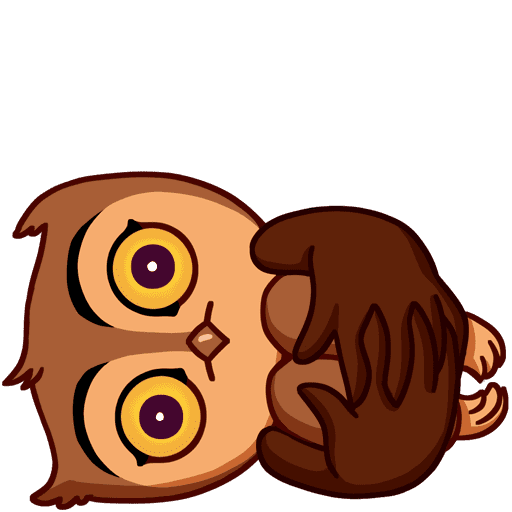 Сова смайлик
