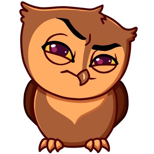 Стикеры Филин Фил