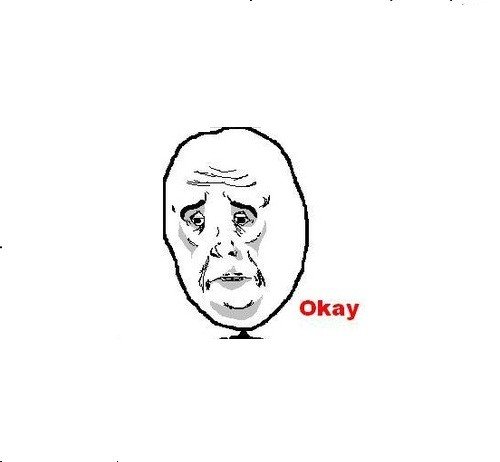 Мем окей грустный