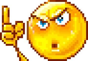 Грозящий смайлик