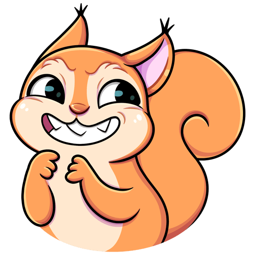 Белка Белла Стикеры