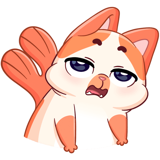 Мяу мяу и Кусалочка Стикеры