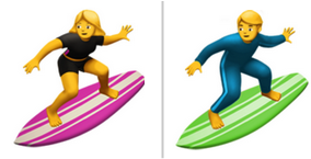 Смайлик серфер