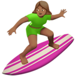 Серфер Emoji