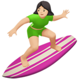 Эмодзи серфинг