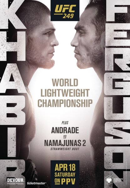 UFC 249 Постер Фергюсон