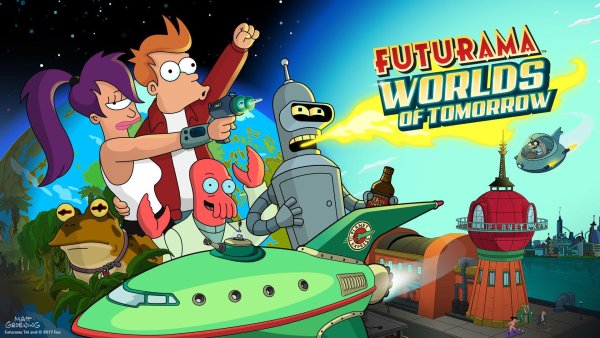 Futurama tomorrow Worlds город