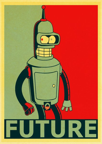 Футурама Бендер Постер