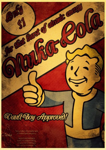 Постер Fallout 4 - Nuka Cola