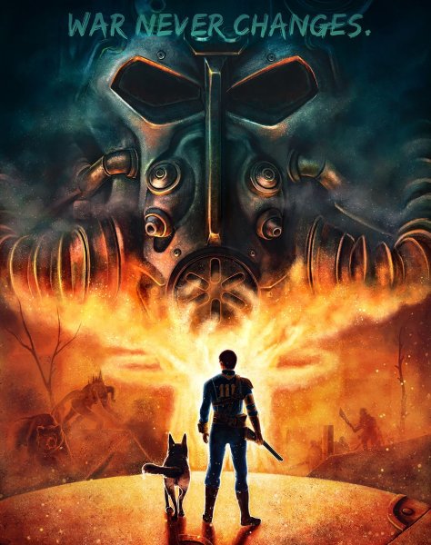 Fallout плакаты Vault boy