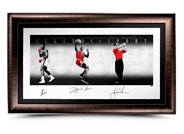 Постер Майкла Джордана с автографом