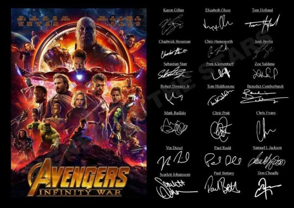 Автограф Майкла Джексона