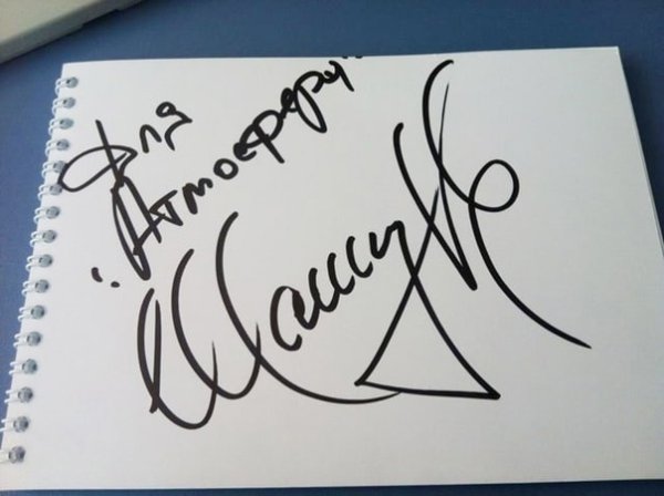 Подпись Роберта Дауни младшего