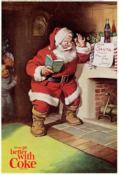 Хэддон Сандблом Санта Клаус Кока кола