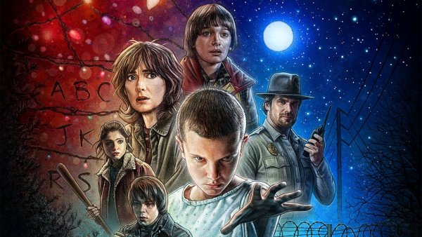Stranger things Постер