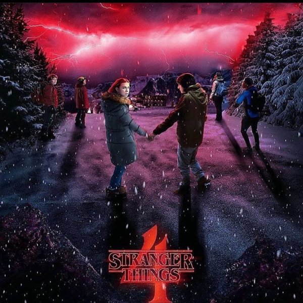 Stranger things 4 сезон Постер