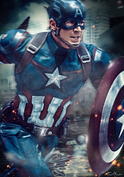 Первый мститель фильм 2011 Постер