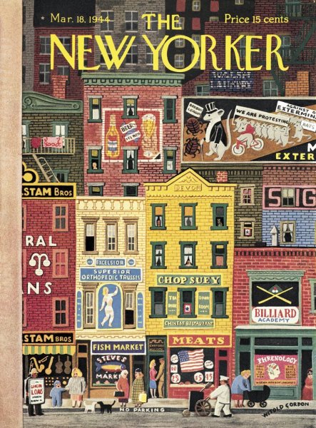 The New Yorker плакат