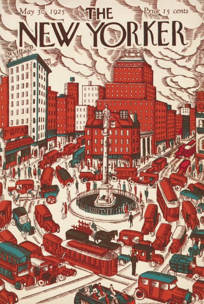 Постеры с обложками the New Yorker