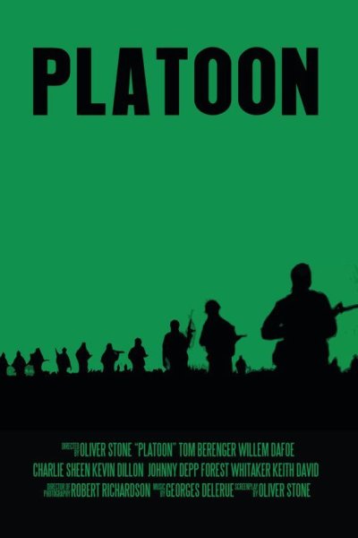 Взвод Оливер Стоун Постер
