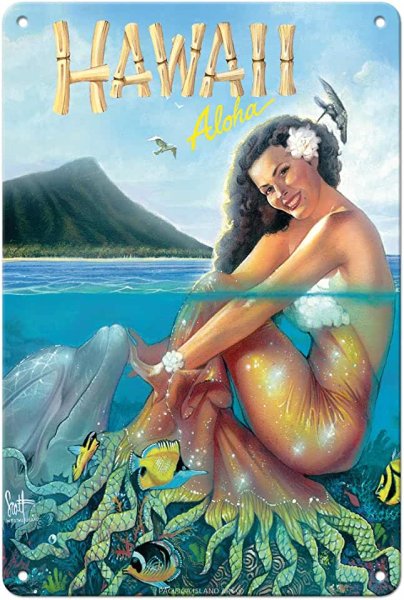 Постер в гавайском стиле