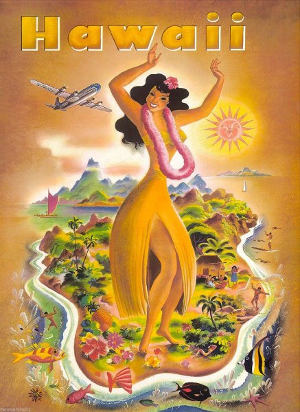 Винтажные постеры путешествия