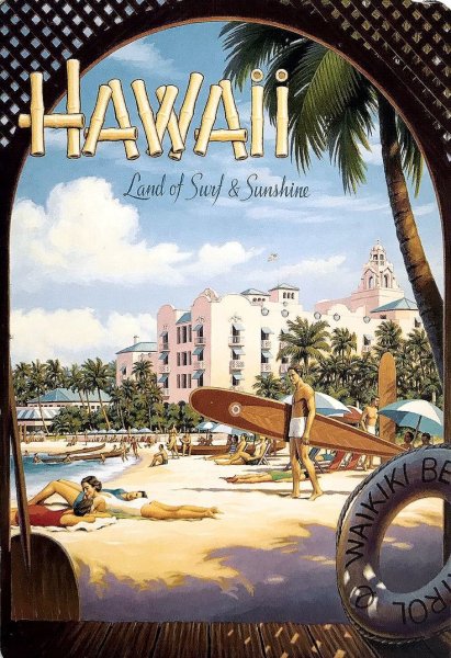 Гавайские постеры