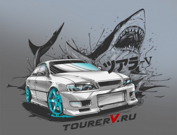 Toyota Mark 2 Tourer v логотип