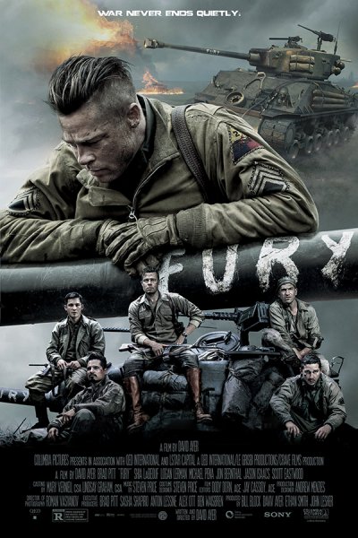 Fury (2014) Постер