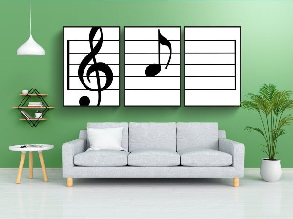 Плакат Ноты