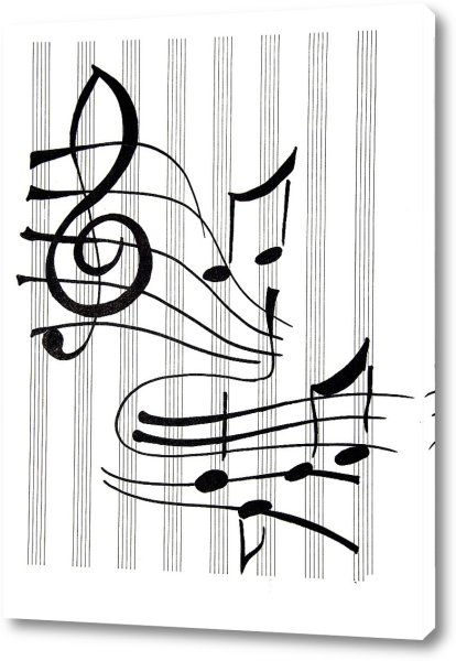 Картина из нот