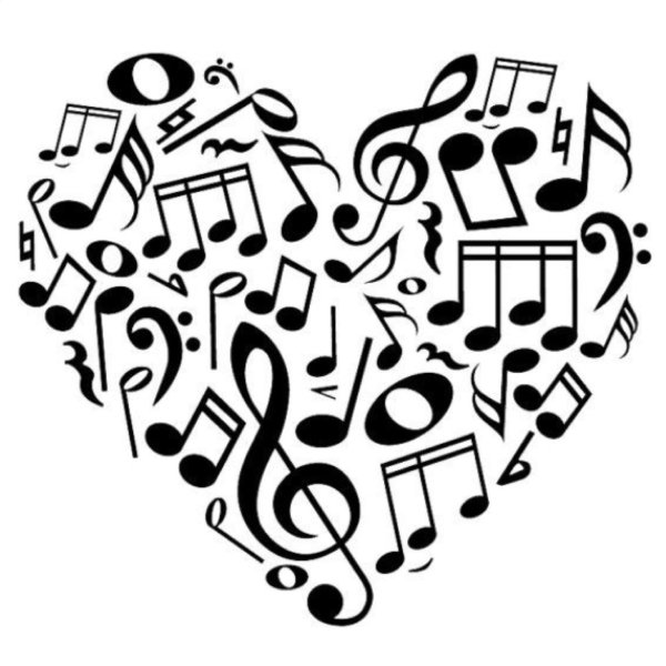 Украшение стен в музыкальном стиле