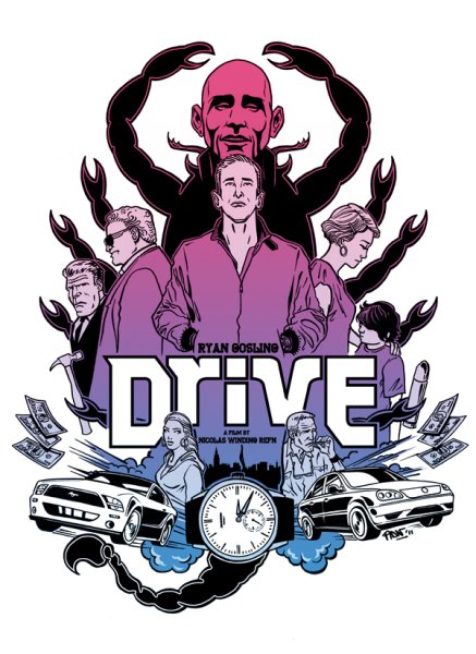 Drive фильм плакат