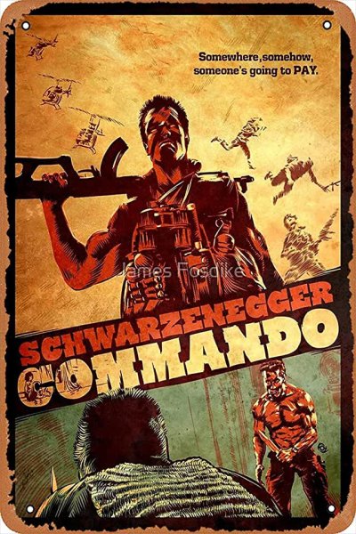 Коммандос фильм 1985 Постер