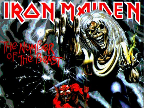 Группа Iron Maiden плакат