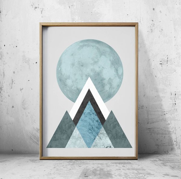 Постеры в геометрическом стиле