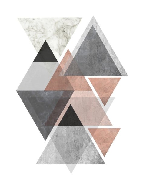 Скандинавские постеры геометрические