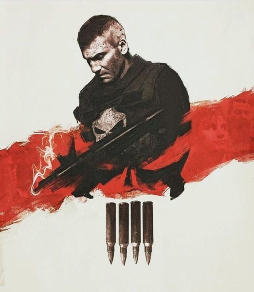 Каратель Бернтал Постер