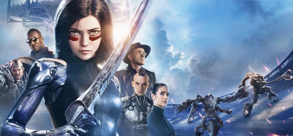 Алита боевой ангел фильм Постер