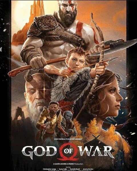 God of War 4 Постер