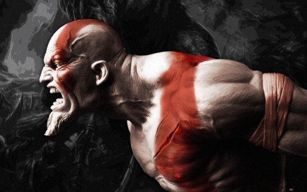 Кратос God of War Постер