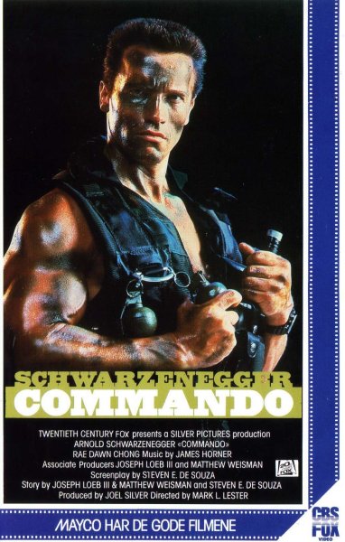 Шварценеггер Коммандо плакат