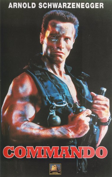 Плакат Шварценеггер Коммандо 1985